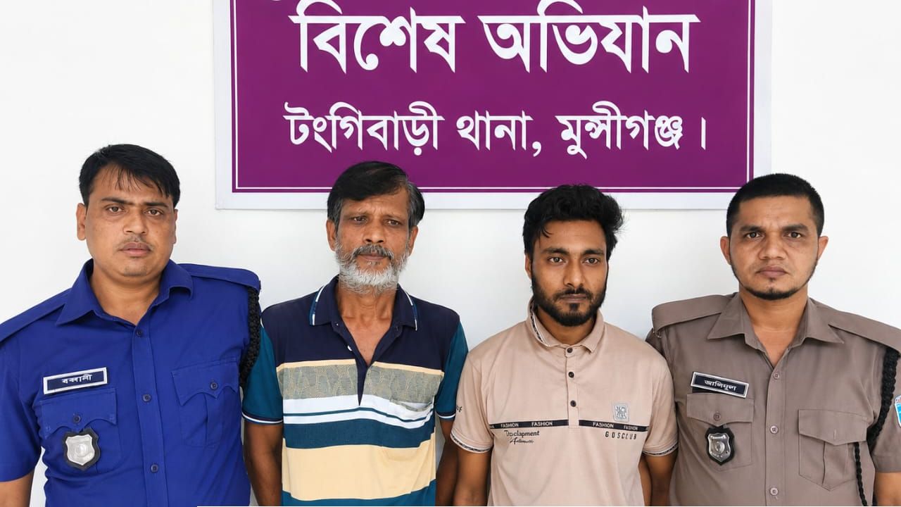 টঙ্গিবাড়ীতে চেয়ারম্যানের চাচাতো ভাইসহ দুই মাদক কারবারি গ্রেফতার, ইয়াবা উদ্ধার!