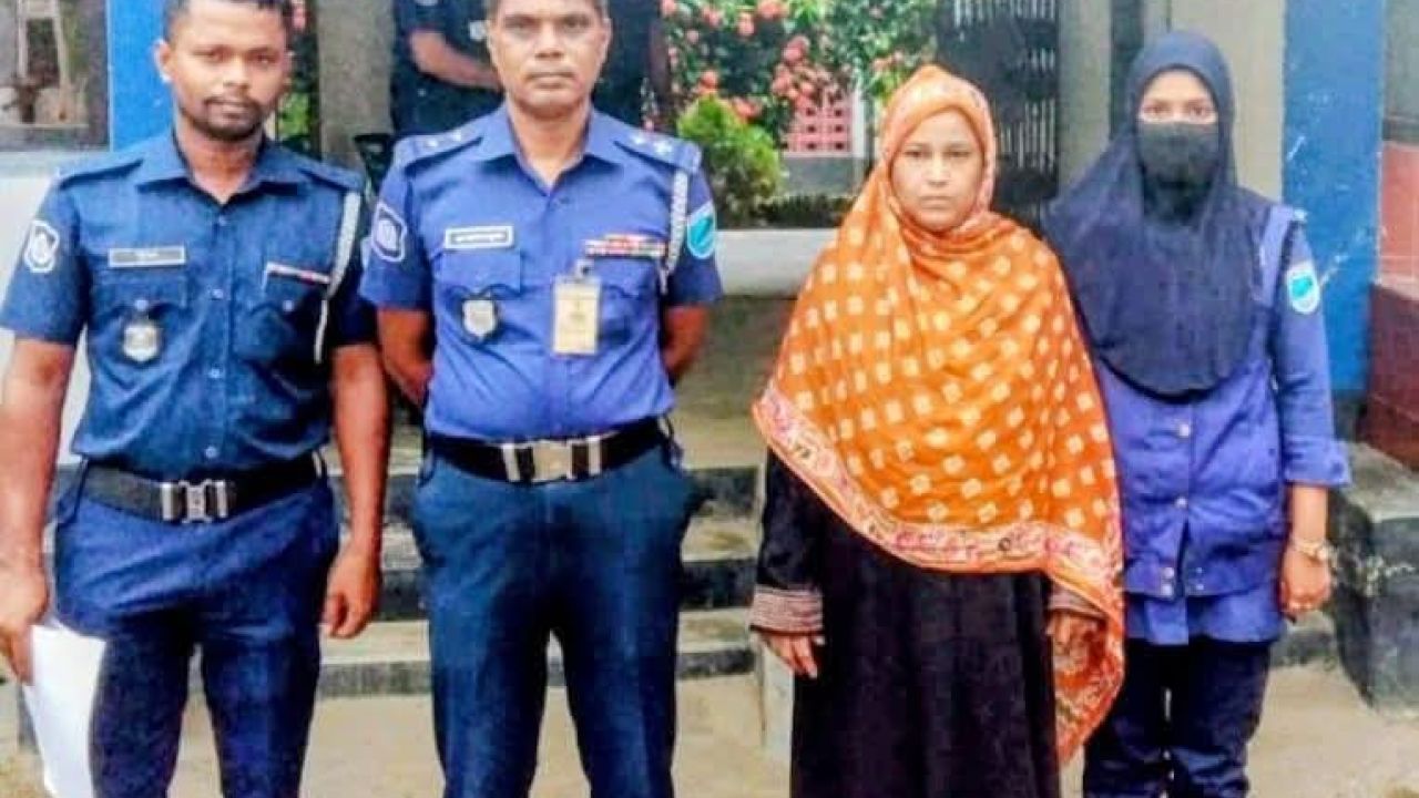 স্বামী হত্যা মামলায় মৃত্যুদণ্ডপ্রাপ্ত পলাতক আসামি সাভার থেকে গ্রেফতার।