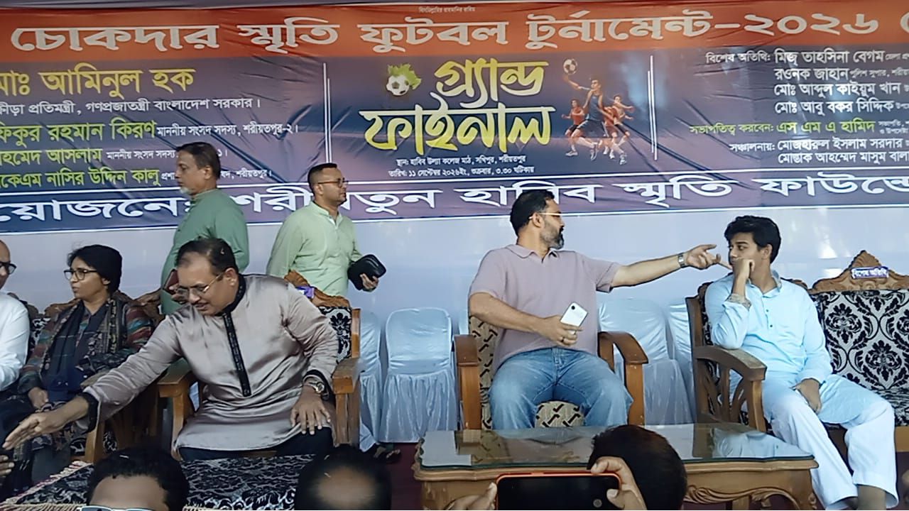 সখিপুরে হাবিব উল্ল্যা চোকদার স্মৃতি ফুটবল টুর্নামেন্টের ফাইনাল, ৫–৪ গোলে চ্যাম্পিয়ন ডিএমখালী-চরচন্দা