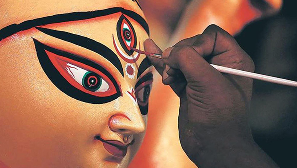 চণ্ডীপাঠে দেবীপক্ষের সূচনা, শুরু হলো দুর্গোৎসবের ক্ষণগণনা