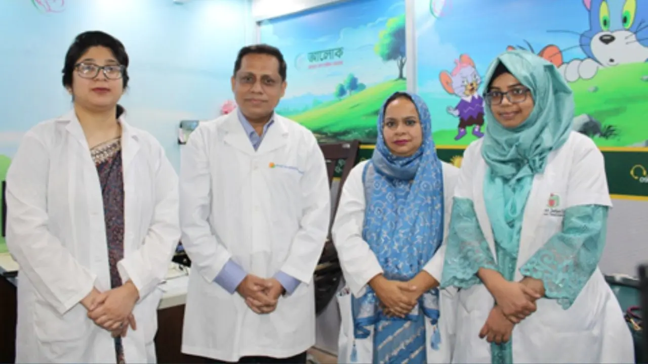 বিশেষ শিশুদের জন্য আলোকের বিনামূল্যে স্বাস্থ্য ক্যাম্প অনুষ্ঠিত